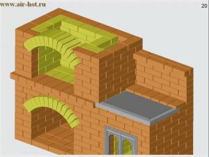 Мангал с кухонной плитой
