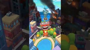 My Talking Tom Hero Dash Том герои спас город Тома 1 часть