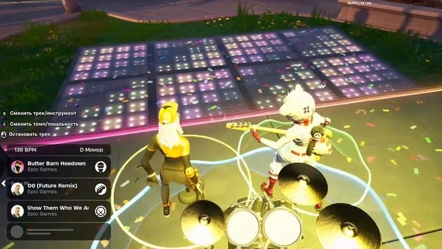 Впервые играю на Джем-сцене Fortnite Festival смотреть онлайн
