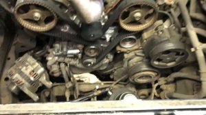 мицубиси паджеро вагон замена грм помпы