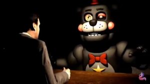 фнаф лефти разговаривает с охранником