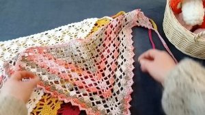 Навязала косынок. Готовлюсь к ярмарке.