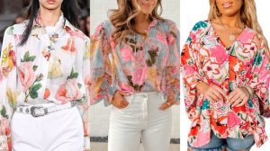 ТРЕНДОВЫЕ БЛУЗЫ В ЦВЕТОЧНЫЙ ПРИНТ💖 ЯРКИЕ ОСВЕЖАЮЩИ?