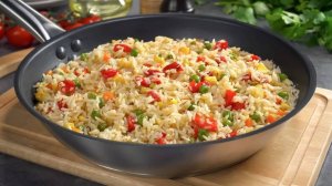 Быстро, вкусно и легко! РИС С ОВОЩАМИ В ОДНОЙ СКОВОРОДЕ. Рецепт от Всегда Вкусно!