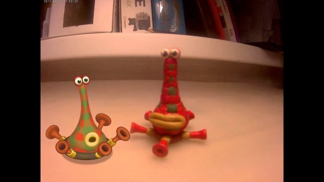 Сравнение монстров из My singing monsters с тем как я их слепил 3 смотреть онлайн