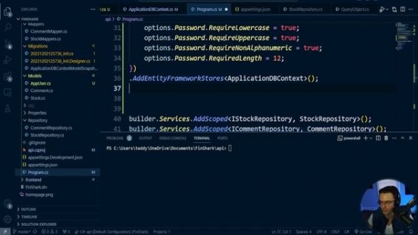 49. ASP.NET Core Web API Identity JWT 2024 - 21. Install Identity