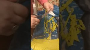 Как порезать футболку на пряжу для ковриков или корзин