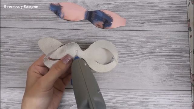 Бантики из экокожи и репсовой ленты / Нарядные бантики / МК / DIY / Bows смотреть онлайн