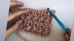 Красивый узор крючком