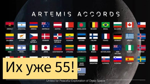 Уже 55 стран присоединилось к проекту "Артемида"