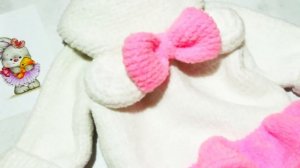 Плюшевый комбинезон спицами