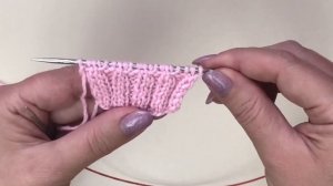 Секретики Алексы   Фиксированный отворот для резинки 2х2