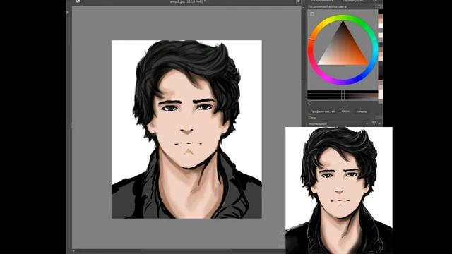 Speedpaint \\ Амир Шахриев \\ персонаж книги Белый дождь смотреть онлайн