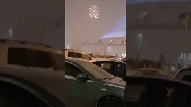 Хан Шатыр Салют в честь 25-летие независимости  Казахстана