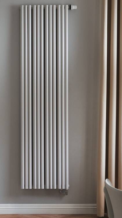 Обзор светло-серого цвета трубчатого стального радиатора отопления Empatiko Takt ⚪