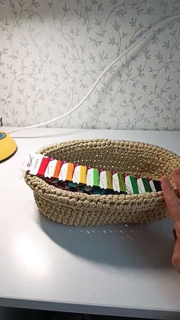 корзинка из шнура смотреть онлайн