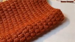 Детский снуд спицами.