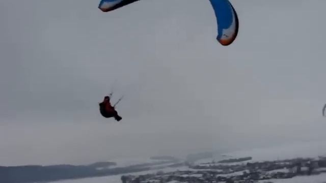 Одаїв,параплан,зимові польоти 09.02.2013