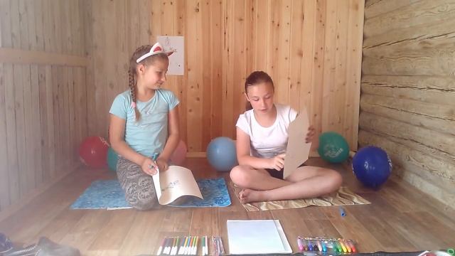 РИСУНОК ЧЕЛЛЕНДЖ! НАРИСУЙ С ЗАКРЫТЫМИ ГЛАЗАМИ! смотреть онлайн