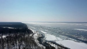 Ледоход в Туруханске 16.05.2025