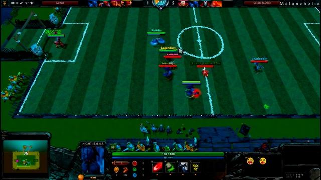 Dota 2 Strikers. СУМАСШЕДШАЯ LINA смотреть онлайн