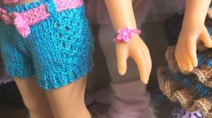 Берет топик шорты обувь спицами для кукол Паола Рейна