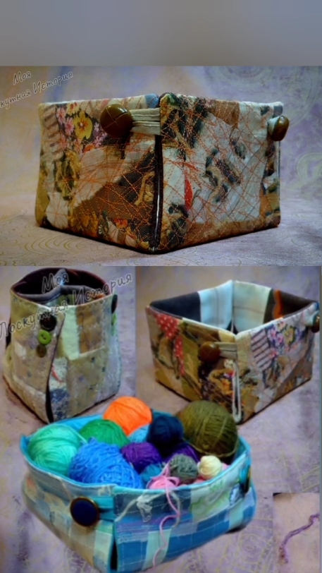 ПЭЧВОРК✅Органайзер/коробочка для швейных мелочей #лоскутноешитьё #пэчворкновое смотреть онлайн