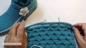 💯 Легко и просто ➡️ МК. Домашние сапожки на двух спиц