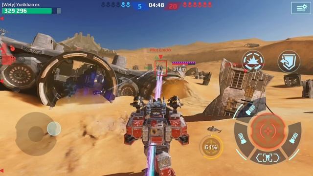Играю в war robots (стычка и быстрый бой)🍎 смотреть онлайн