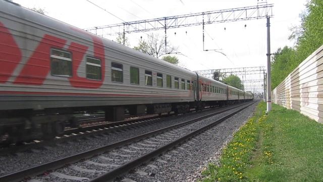 Электровоз ЭП2К-379 с поездом№275Г Казань-Москва перегон Люберцы 1-Перово 6.05.2019
