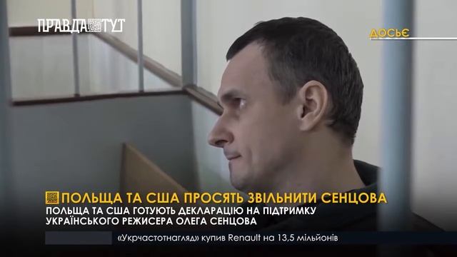 Польща та США просять звільнити Сенцова