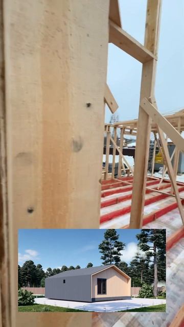 Лучшая планировка каркасного дома под сдачу в аренду #reels #дом #стройка #shorts