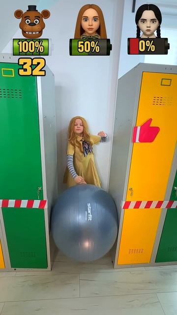 Who is faster and stronger? Fnaf or Megan or Wednesday! #funny #wednesday #megan смотреть онлайн