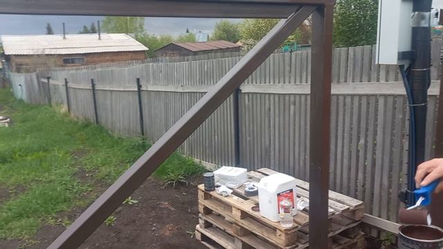 дача с нуля. 10 серия. откатные ворота смотреть онлайн