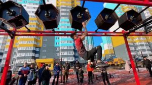 Ниндзя полоса в Ростове-на-Дону ! Рукоход для гонок с препятствиями в каждый двор! Ростовский OCR
