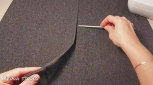 Как сшить из брюк юбку. Обработка низа. Часть 3.