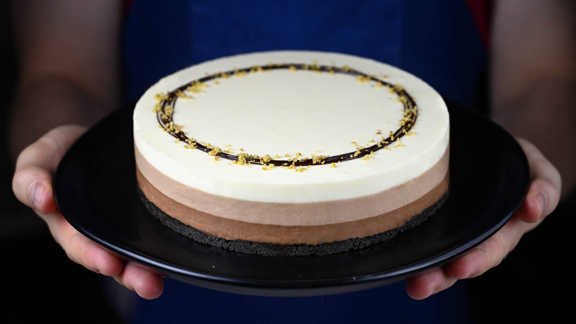 Чизкейк три шоколада без выпечки смотреть онлайн