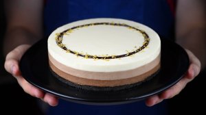 Чизкейк три шоколада без выпечки