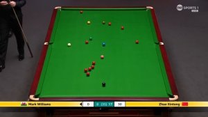 Century break for Mark Williams at the Crucible Final!  | 2025 Halo World Championship Final