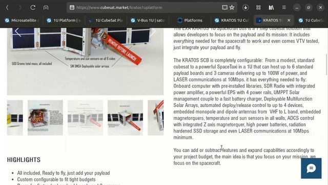 5-Commercial CubeSat Bus Options