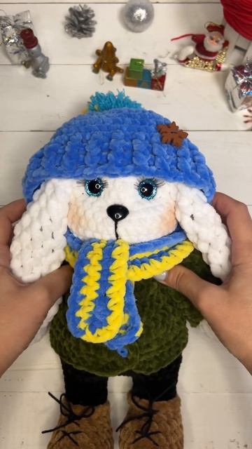 Іграшка зайка #длядетей #вязание #іграшки #іграшкидлядітей #подарункиукраїна #уроки