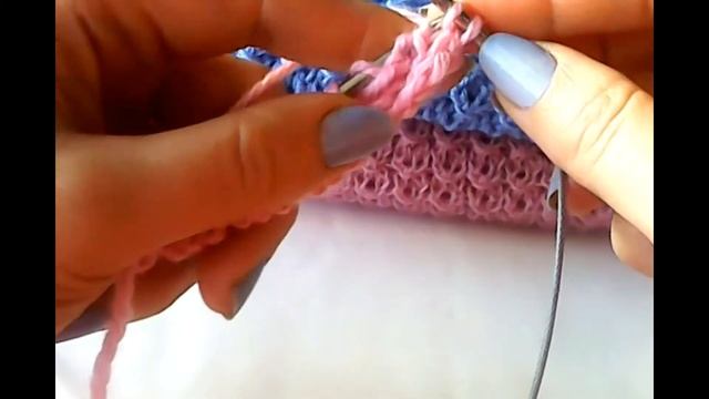 Узор спицами ЗАМОЧЕК смотреть онлайн