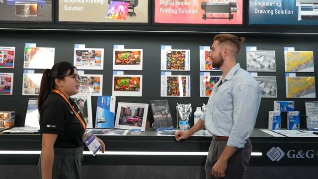 Чернила большого формата G&G: плавный поток, яркие цвета