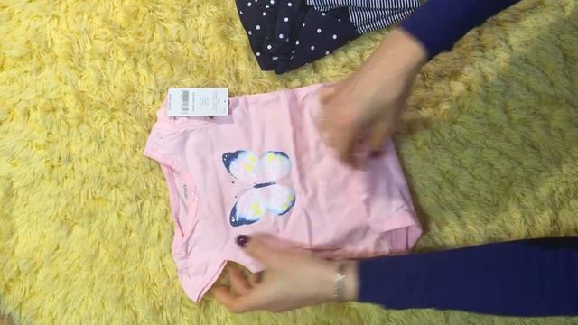 Обзор комплект Carters до лета Бабочка смотреть онлайн