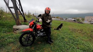 Индийский мотоцикл TVS 150X. Обзор Андрея Виноградова (г. Златоуст). Часть 5. Пересеченная местность