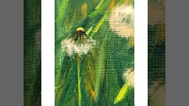 Картина "Одуванчики", холст/масло, размер 50х40см, 15 тыс. руб. смотреть онлайн