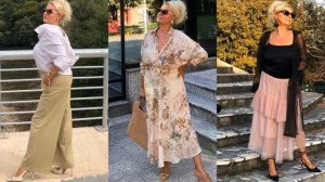 ШИКАРНЫЕ ОСВЕЖАЮЩИЕ ОБРАЗЫ ДЛЯ ЖЕНЩИН 50+60+70+💕НА ЛЕТНИ