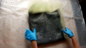 Валяние жилета с декором - 2 часть.