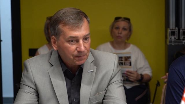 Выездное заседание РСС (Российского Союза Строителей) на производстве 