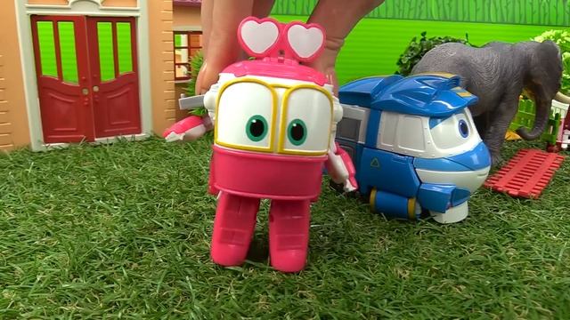 Машины сказки на ночь. Роботы поезда и животные в зоопарке. Видео с игрушками смотреть онлайн